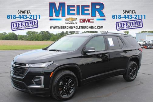 Mosaic Black Metallic 2023 Chevrolet Traverse LT Cloth