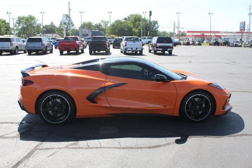 Orange 2023 Chevrolet Corvette Stingray w/3LT
