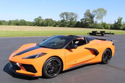 Orange 2023 Chevrolet Corvette Stingray w/3LT