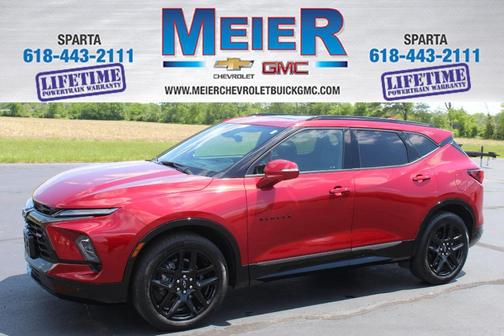Radiant Red 2024 Chevrolet Blazer RS