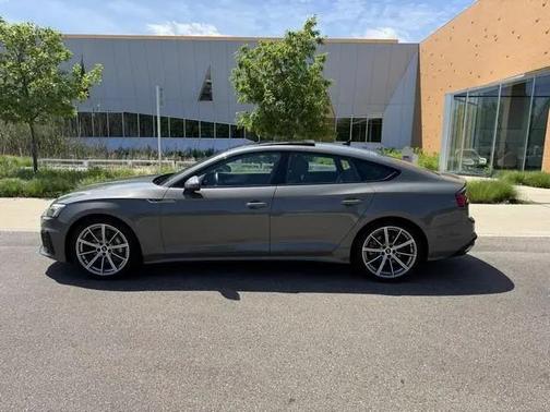 Chronos Gray Metallic 2025 Audi A5 Sportback 45 S Line Premium Plus