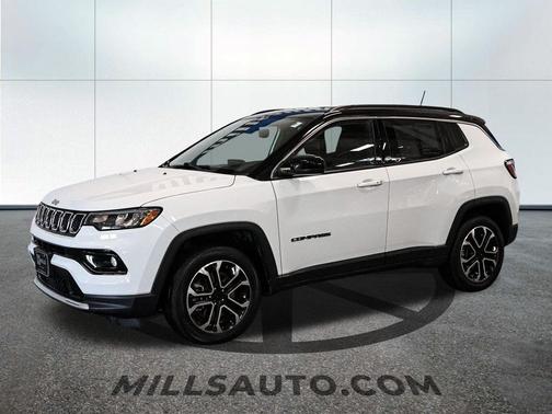 Bright White Clearcoat 2024 Jeep Compass Limited
