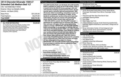 2014 Chevrolet Silverado 1500 1LT