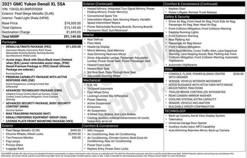 2021 GMC Yukon XL Denali