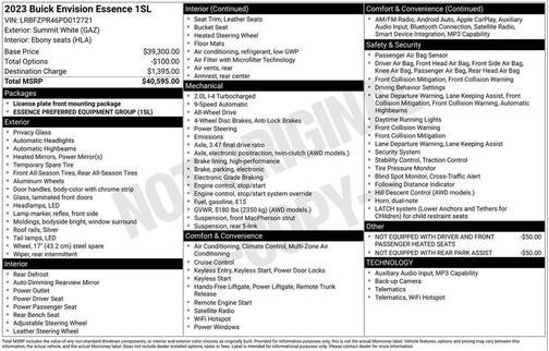 2023 Buick Envision Essence AWD