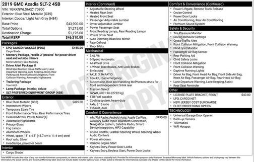 2019 GMC Acadia SLT-2