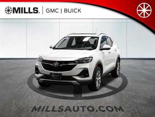White Frost Tricoat 2023 Buick Encore GX Essence