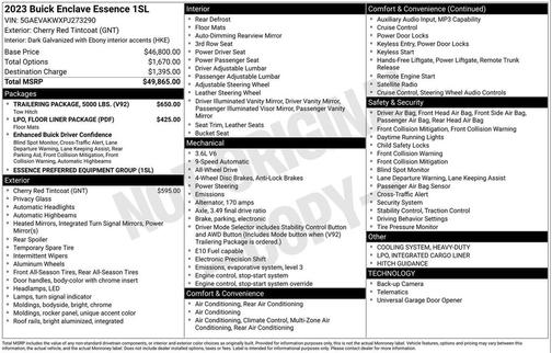 2023 Buick Enclave Essence AWD