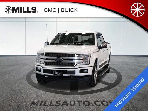 White Metallic 2020 Ford F-150 Platinum