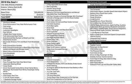 2018 Kia Soul +