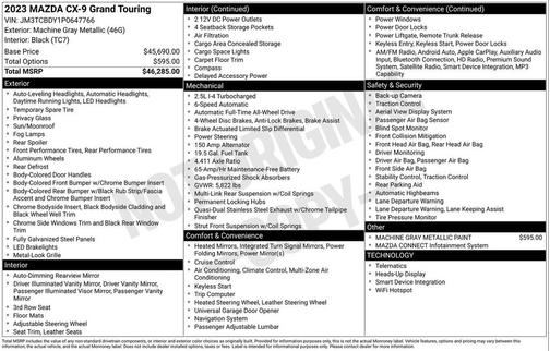 2023 Mazda CX-9 Grand Touring
