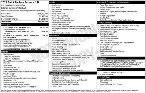 2023 Buick Enclave Essence AWD