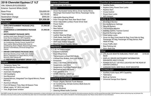 2018 Chevrolet Equinox LT