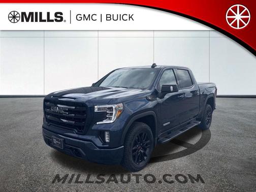 Pacific Blue Metallic 2021 GMC Sierra 1500 Elevation