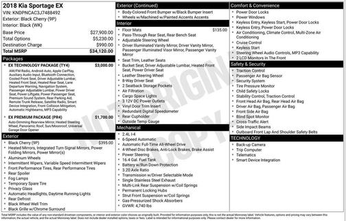 2018 Kia Sportage EX