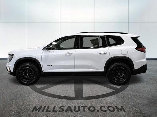 Glacier White Tricoat 2026 GMC Acadia AT4 AWD
