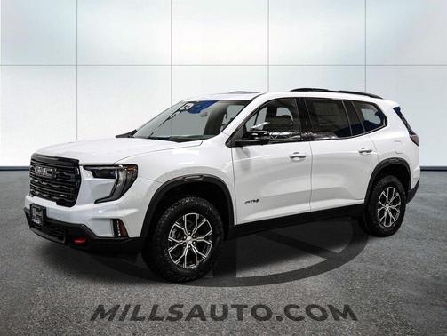 Glacier White Tricoat 2026 GMC Acadia AT4 AWD