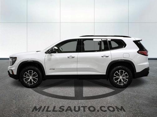 Glacier White Tricoat 2026 GMC Acadia AT4 AWD