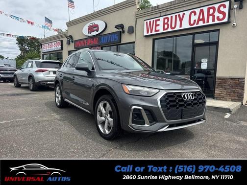 Manhattan Gray Metallic 2022 Audi Q5 45 S line Premium Plus
