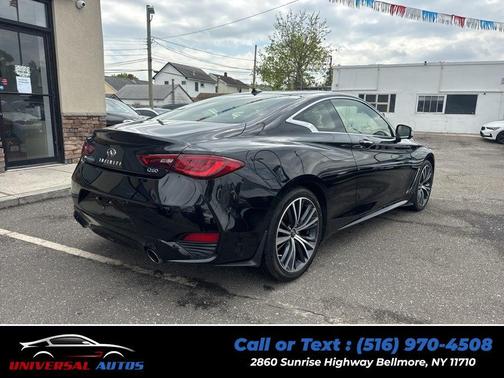 Black Obsidian 2021 INFINITI Q60 3.0T LUXE