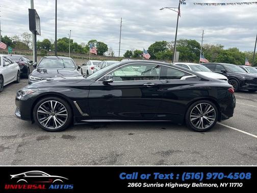 Black Obsidian 2021 INFINITI Q60 3.0T LUXE