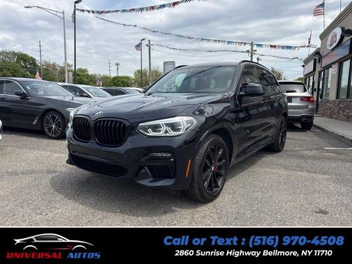 Black Sapphire Metallic 2021 BMW X3 M40i
