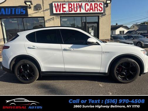Alfa White 2018 Alfa Romeo Stelvio Ti Sport