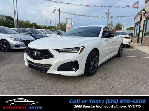 Platinum White Pearl 2021 Acura TLX A-Spec