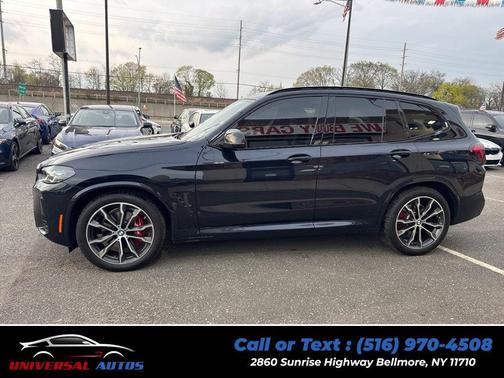 Carbon Black Metallic 2022 BMW X3 M40i