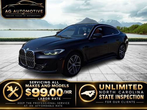 Black Sapphire Metallic 2023 BMW 430 Gran Coupe i