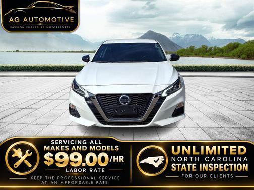 White 2022 Nissan Altima 2.5 SR
