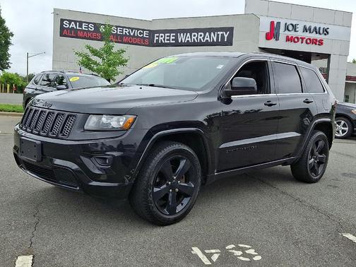 Brilliant Black Crystal Pearlcoat 2015 Jeep Grand Cherokee Altitude