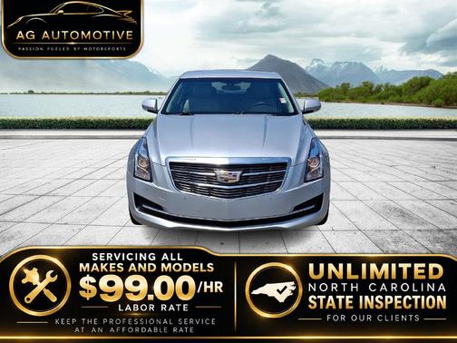 Radiant Silver Metallic 2016 Cadillac ATS 2.0L Turbo Luxury