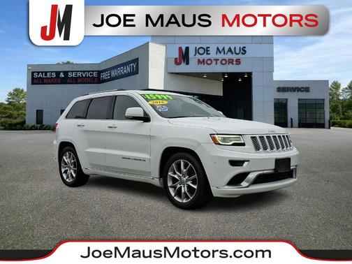 Bright White Clearcoat 2016 Jeep Grand Cherokee Summit