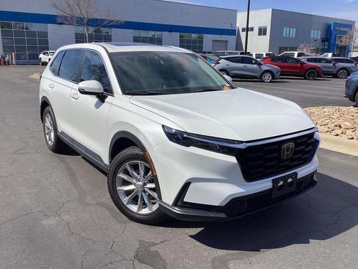 Platinum White Pearl 2024 Honda CR-V EX-L AWD