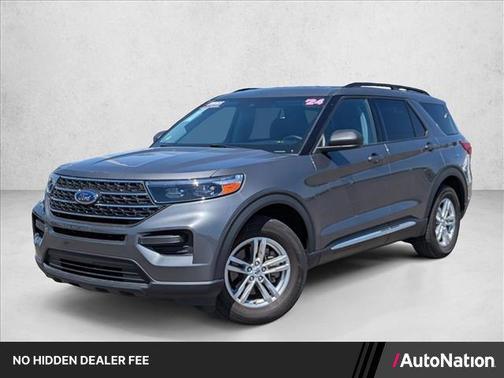 Carbonized Gray Metallic 2024 Ford Explorer XLT
