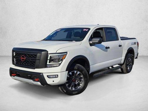 Glacier White 2024 Nissan Titan PRO-4X