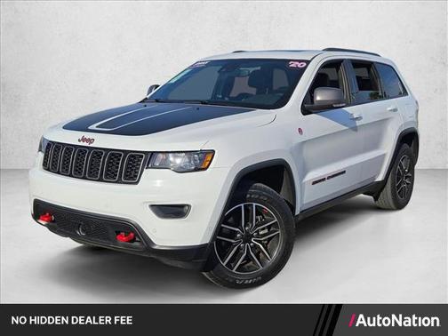 Bright White Clearcoat 2020 Jeep Grand Cherokee Trailhawk
