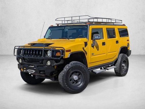 Yellow 2004 Hummer H2 Base