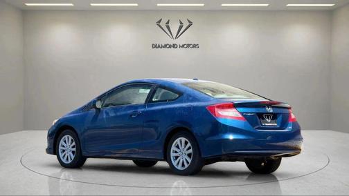 Blue 2012 Honda Civic EX-L