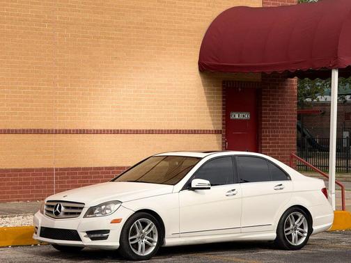 White 2013 Mercedes-Benz C-Class C 250 Sport