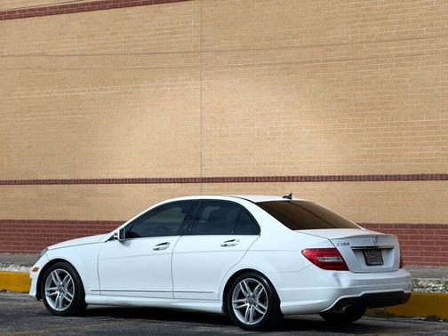 White 2013 Mercedes-Benz C-Class C 250 Sport