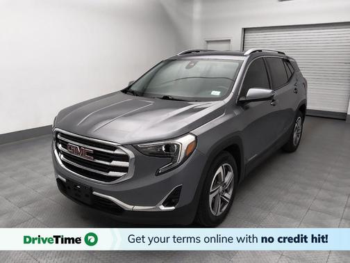 Satin Steel Metallic 2021 GMC Terrain SLT