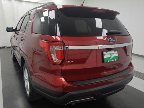 Red 2019 Ford Explorer XLT
