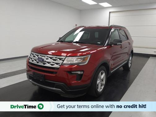 Red 2019 Ford Explorer XLT