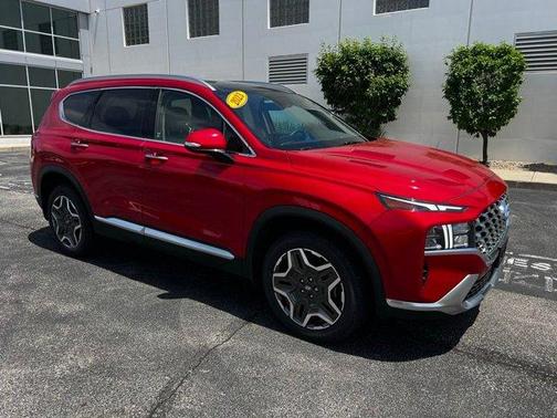 Calypso Red 2023 Hyundai SANTA FE HEV SEL Premium