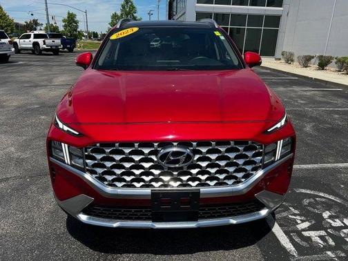 Calypso Red 2023 Hyundai SANTA FE HEV SEL Premium