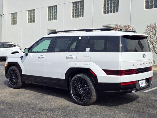White 2026 Hyundai SANTA FE HEV Calligraphy