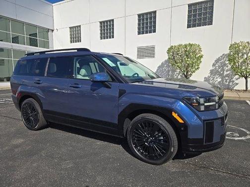 Atlantic Blue 2026 Hyundai SANTA FE HEV Calligraphy