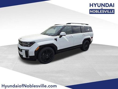 White 2026 Hyundai SANTA FE HEV Calligraphy